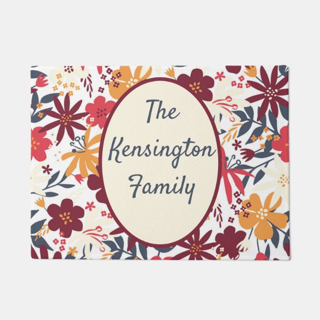 Personalised Bohemian DOORMAT (Front)