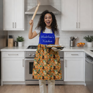 Personalised Boho Cats Apron