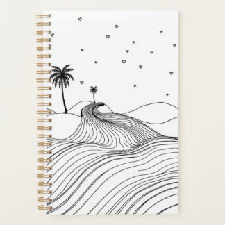 Personalised Boho Desert Print Planner