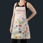 Personalised Boho Floral Wildflower Garden Apron<br><div class="desc">The "Personalised Boho Floral Wildflower Garden Apron" is a delightful and customisable accessory designed for garden enthusiasts who want to bring a touch of personal flair to their gardening routine. This boho-inspired apron not only protects your clothing while you work in the garden but also allows you to make it...</div>