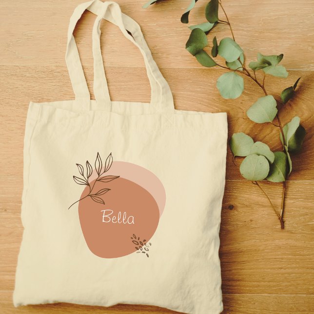 Personalised boho minimalist   tote bag (Creator Uploaded)