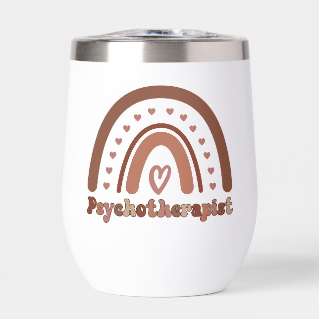 Personalised Boho Rainbow Psychotherapist  (Front)