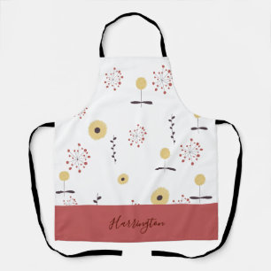Personalised Boho Wildflower Apron