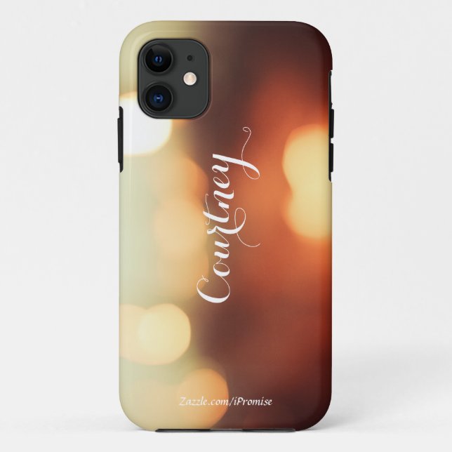 Personalised Bokeh Iphone Case-Mate iPhone Case (Back)
