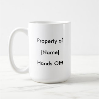 Personalised Bold Funny Custom Text Coffee Mug