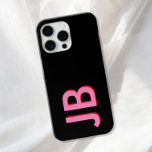 Personalised Bold Initial Monogram iPhone 15 Pro Max Case<br><div class="desc">Personalised Bold Initial Monogram iPhone Case</div>