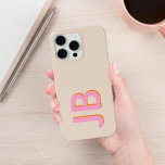 Personalised Bold Initial Monogram iPhone 15 Pro Max Case<br><div class="desc">Personalised Bold Initial Monogram iPhone Case</div>