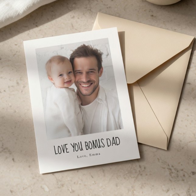 Personalised Bonus Dad Photo Card | Custom Gift (Creator Uploaded)