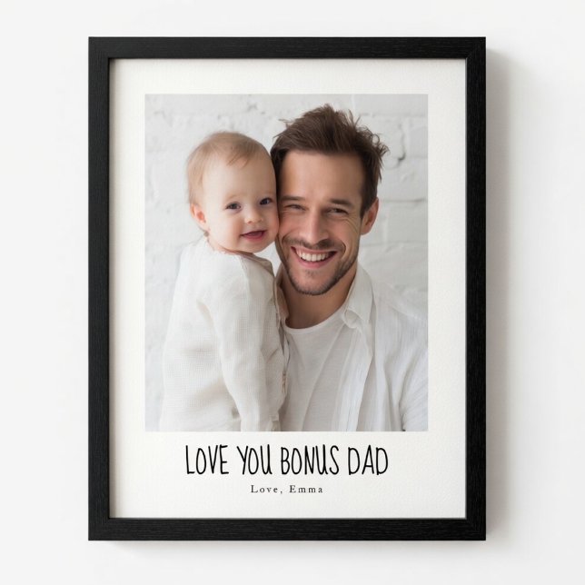 Personalised Bonus Dad Photo | Custom Step Dad Poster (Creator Uploaded)