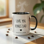 Personalised Bonus Dad Photo Mug | Custom Step Dad<br><div class="desc">A daily reminder of love in every sip ☕ This personalised bonus dad mug is a meaningful gift for the dad who stepped up and made a difference. Featuring your favourite photos and custom names, it turns an everyday moment into something unforgettable. ✨ Why he’ll love it: Add your own...</div>