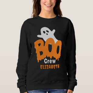 Personalised Boo Crew Halloween Party  Sweatshirt