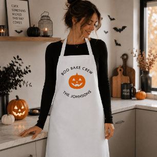 Personalised Boo Crew Pumpkin – Personalised Apron