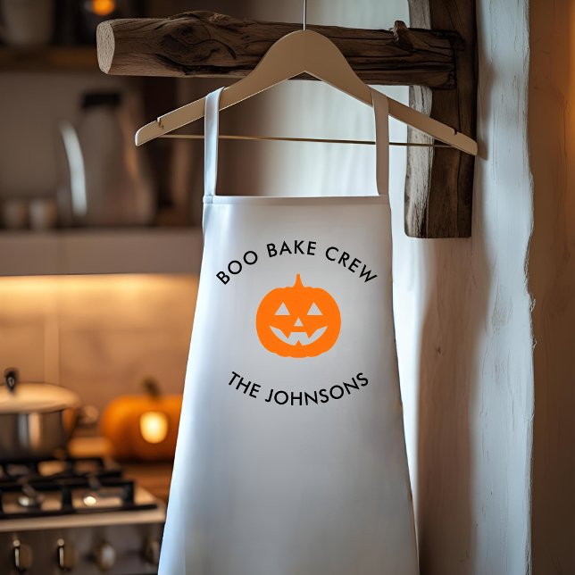Personalised Boo Crew Pumpkin – Personalised Apron (Creator Uploaded)