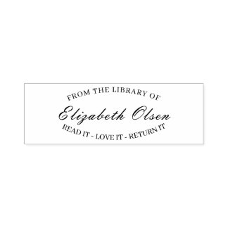Personalised Book– Custom From The Library Of Self-inking Stamp