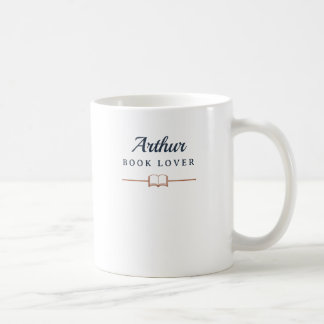 Personalised Book Lover Name Mug