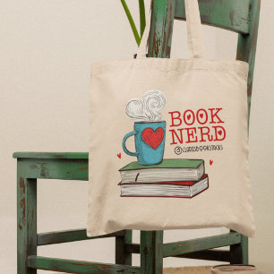 Personalised Book Nerd Gift for Reader Tote Bag