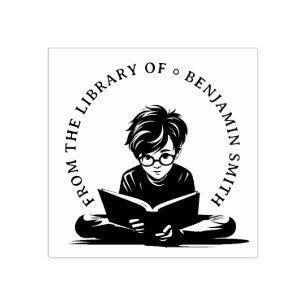Personalised book stamp for kids