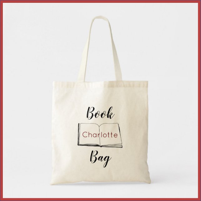Personalised Book Tote Bag (Creator Uploaded)
