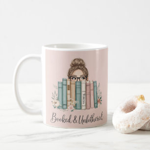 Personalised “Booked & Unbothered” Bookish Reader Coffee Mug