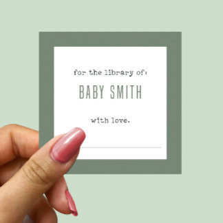 Personalised Bookplate Stickers