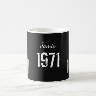 Personalised Born in 1971 Birthday Mug