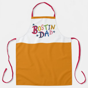 Personalised Bostin Dad Black Country Apron