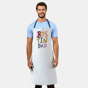 Personalised Bostin Dad Black Country Apron