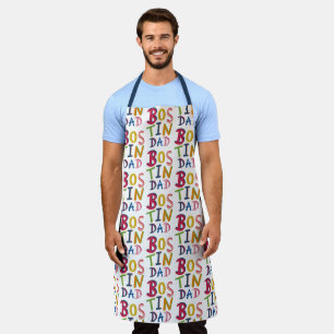 Personalised Bostin Dad Black Country Apron