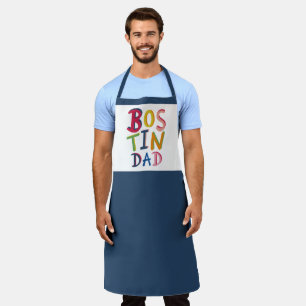 Personalised Bostin Dad Black Country Apron