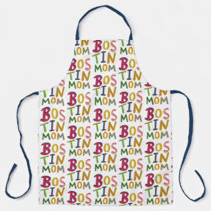 Personalised Bostin Mum Black Country Apron