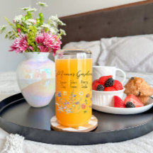 Personalised Botanical Floral Mama's Garden