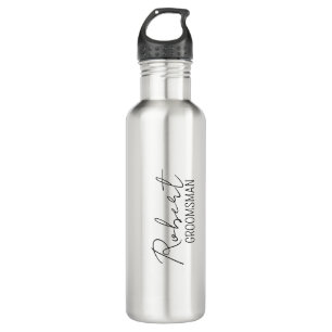 Personalised bottle for Men, Gift for Him, Grooms
