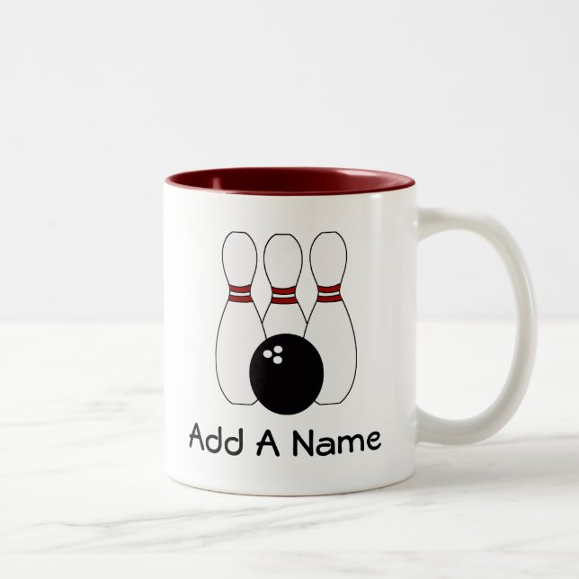 Personalised Bowling Mug Gift (Right)