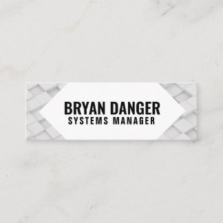 Personalised "Box World" Social Media Mini Business Card