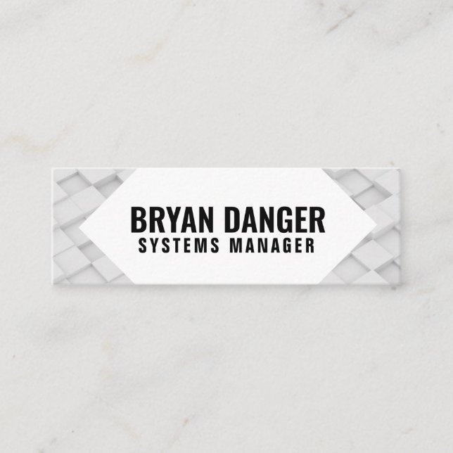 Personalised "Box World" Social Media Mini Business Card (Front)