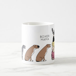 Personalised Boxer Mama Coffee Mug
