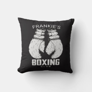 Personalised Boxing Club Boxer Gym Fighter Gloves Cushion