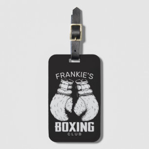 Personalised Boxing Club Boxer Gym Fighter Gloves Luggage Tag