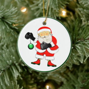 Personalised Boxing Collectable Ceramic Ornament