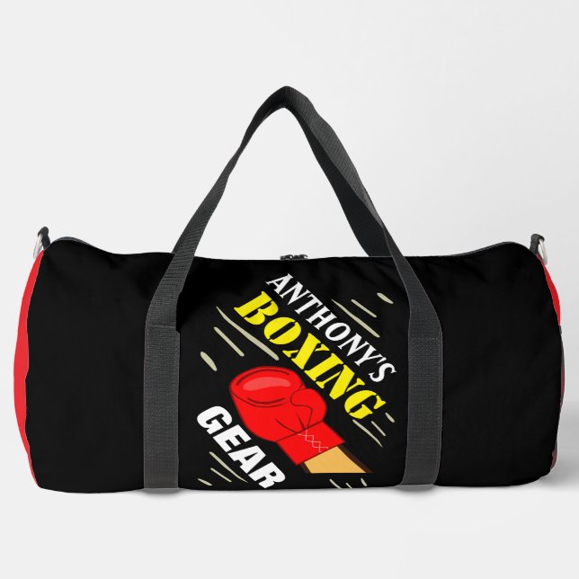 Personalised Boxing Gym Duffel Bag (Front)