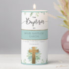 Personalised Boy/Girl Pale Blue, Greenery Baptism