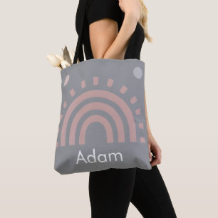 Personalised Boy’s Rainbow Tote Bag