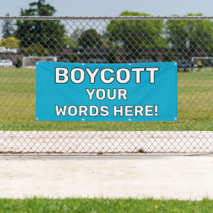 Personalised Boycott Banner