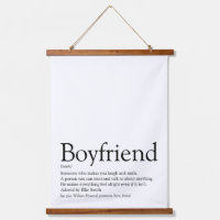 Personalised Boyfriend Definition Quote
