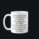 Personalised Boyfriend Gift, Funny Boyfriend Coffee Mug<br><div class="desc">Personalised Boyfriend Gift,  Funny Boyfriend Coffee Mug</div>