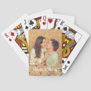 Personalised Boyfriend Gift Photo Playing Cards