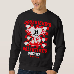 Personalised Boyfriend's Valentine's Day Gift Sweatshirt