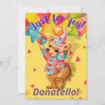 Personalised Boys Birthday Greeting Card<br><div class="desc">Happy Birthday to my favourite little party animal!</div>