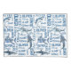 Personalised boys name pillow with sharks