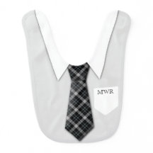 Personalised Boy's Suit Tie Funny Cute